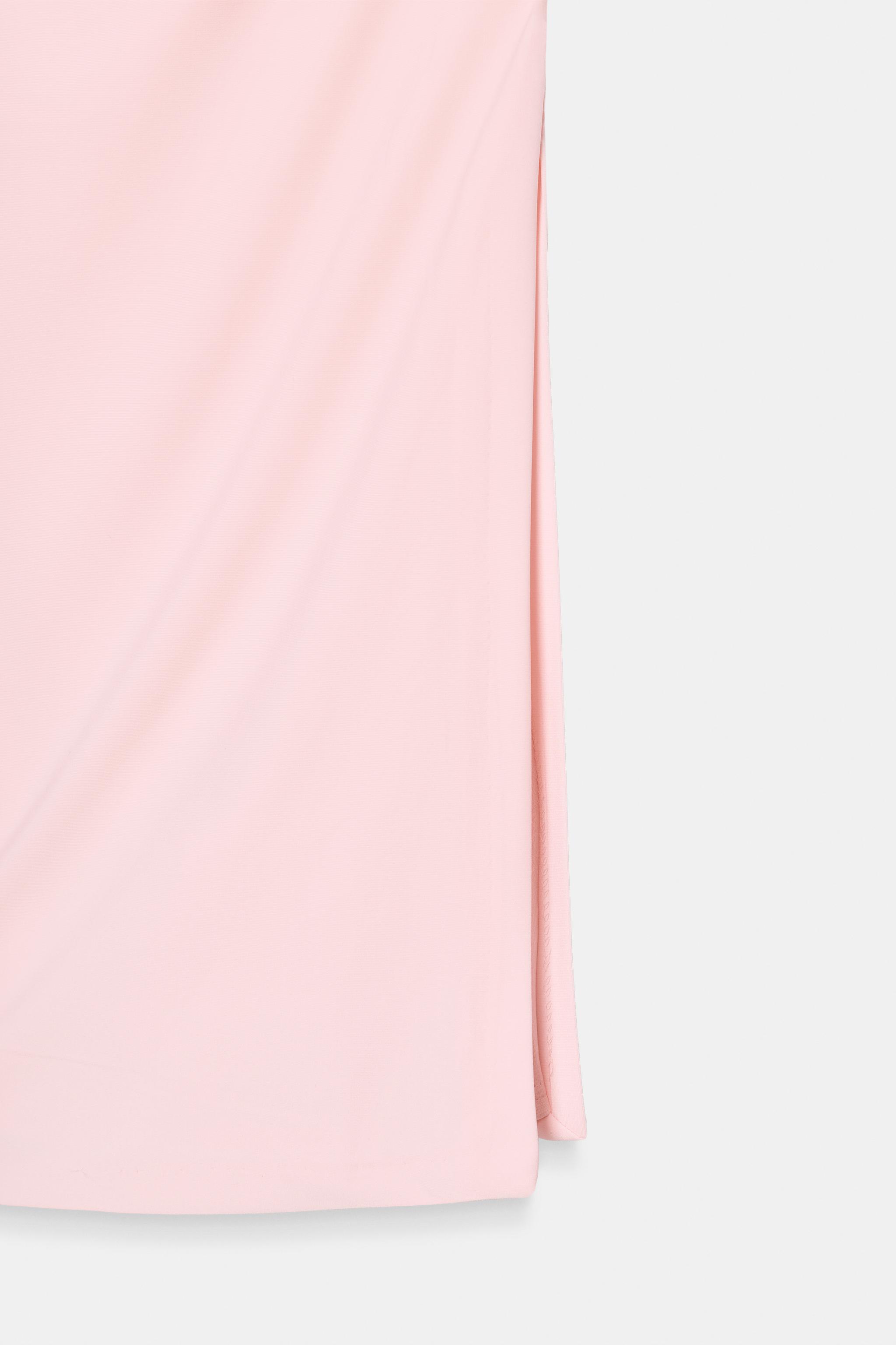 RUCHED HALTER DRESS